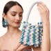 CLOUD BLUE BEATRIX BEADED BAG