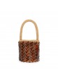 NATURAL BEATRIX BEADED BAG