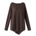 Women Long Sleeve Crewneck Loose Pullover Tunic Shirts