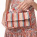 SARDINIA SUNSET CLAUDETTE BEADED CLUTCH